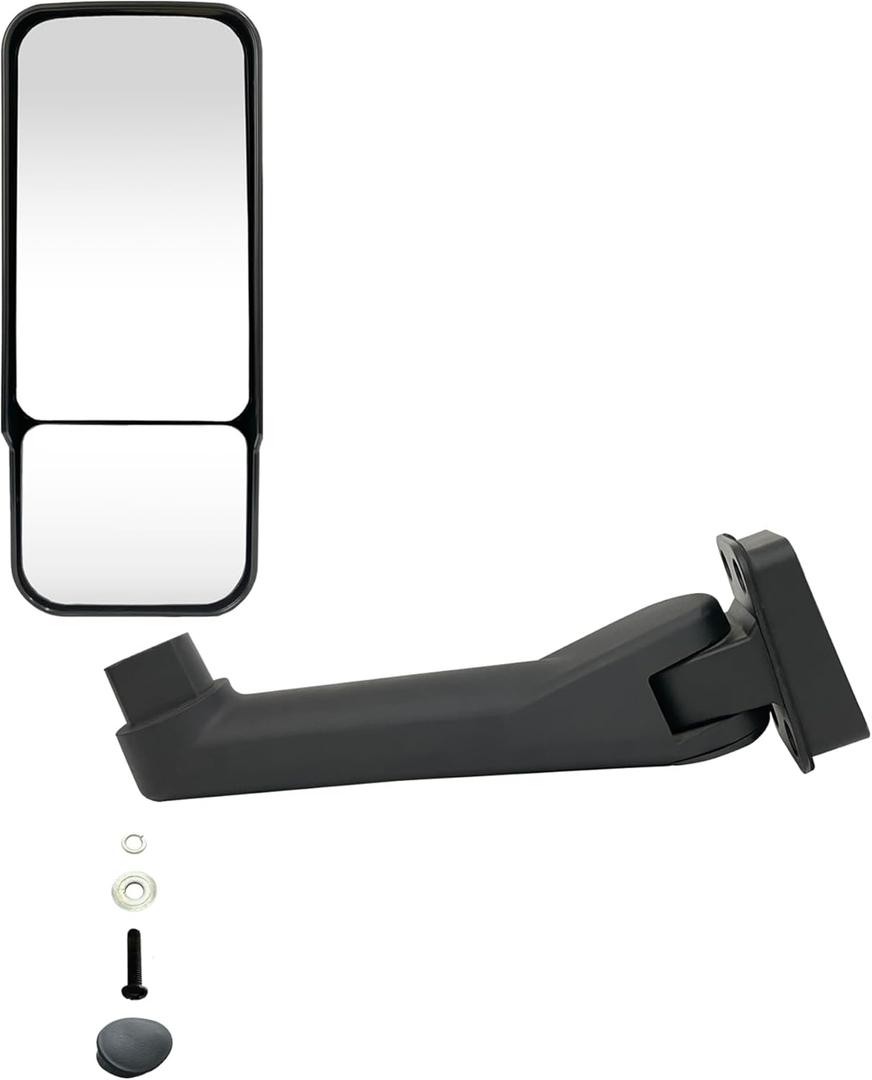 SPLENDID Replacement Side Mirror Set, For Chevy Kodiak 03-09 Chevy Kodiak, 03-09 GMC Topkick C4500 C5500 C6500, Driver Side (OEM: 25886109)