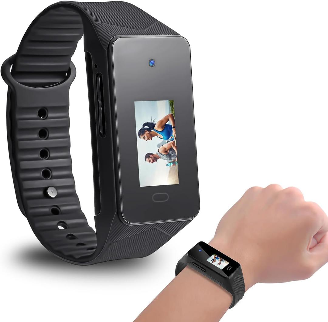 VHLTTYV 1080P Mini Body Camera with Playback,64GB Mini Video Cam for Recording & Photo, Small Nanny Camera for Home Office Outdoor