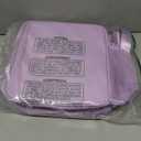 Initial Insulated Lunch Bag for Girls Kids, Back to School Gift, Reusable Leak-proof Lunch Box with Adjustable Strap for School Daycare Travel Picnic (Purple,A)