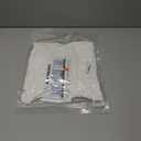 Angashion Women Tops Long Sleeve V Neck Peplum Blouse Dressy Casual Flowy Ruffle Babydoll Shirts (White)