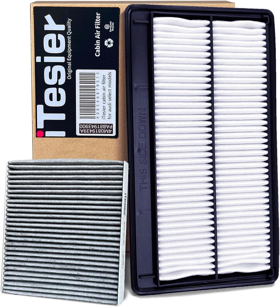 Engine Cabin Air Filter kit for Pilot 3.5L (2023 2024 2025), MDX 3.5L ONLY (2022-2025), Replaces 17220-61A-A00, 80292-TF0-G01, SA50144 (only for 3.5L)