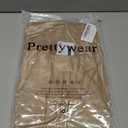 Prettywear Women's Quarter Zip Pullover Sweaters 2024 Long Sleeve Collared Slim Fit Ribbed Knit Business Casual Fall Top (Large, Khaki)