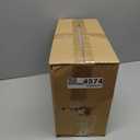 2 Pack 1 Gallon Square Glass Pitcher with Lid and Spout, Borosilicate Glass Carafe for Hot/Cold Drink, Water Pitchers with Handle for Fridge, Extra Large Jug for Iced Tea, Coffee, Juice, Beverage