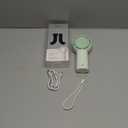 JISULIFE Portable Handheld Turbo Fan [16H Max Cooling Time], 4000mAh USB Rechargeable Personal Battery Operated Lash Small Pocket Fan with 5 Speeds for Travel/Outdoor/Vacation/Concerts - Green