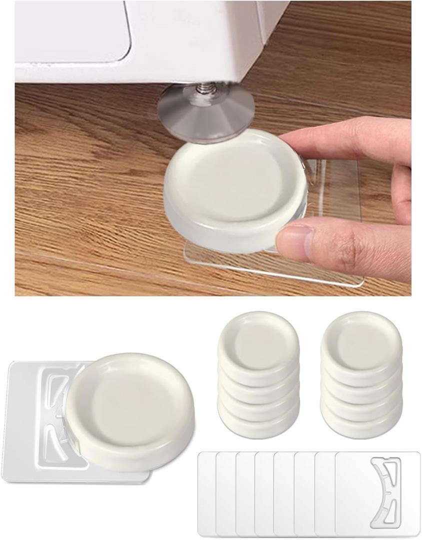 Anti Vibration Pads for Washing MachineWashing Machine Shock Absorber SupportWasher and Dryer Feet PadsWasher Stabilizer Foot Pads