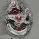 1PCS Christmas Village House Decoration Musical Christmas Village Music LED Light Aldea de Navidad for Christmas Home Decor (Santa Claus)