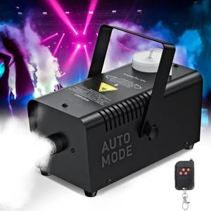 Fog Machine, Automatic Smoke Machine with Wireless Remote Control, Portable Capacity Stage Smoke Machine Fog for Parties, Halloween Wedding, Christmas, 3 Modes Continuous Spray