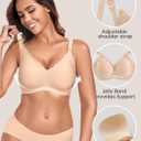 OEAK Nursing Bra for Breastfeeding Soft Supportive Maternity Bras Comfortable Wireless Pregnancy Bras Hands Free Pumping Bras, 4XL
