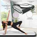 Air Mat Tumble Track, Gymnastics Mats Tumbling Track with Electric Air Pump for Home Use Cheerleading Training Kids Gym Yoga, 10ft