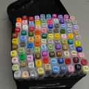 80 Colors Alcohol Markers Art Markers for Kids and Adult Drawing Marker Dual Tip Coloring Painting Perfect for Boys Girls Students Gift