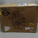 OfficeFactor Drafting Chair Tall Office Chair with Arms Executive Ergonomic Standing Desk Chair with Anti Scratch Wheels and Footrest