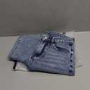 MakeMeChic Girl's Denim Pants High Waisted Straight Leg Jeans with Pockets, Size 11