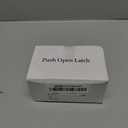 Magnetic Push Open Latches for Cabinet Doors 10 Pack Dark Grey Recessed Cabinet Doors Push to Open Cabinet Hardware Kitchen Push Touch Release Latches