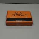 Haloo Brown Wigs with Bangs - Long Layered Natural Looking Synthetic Heat Resistant Wavy Hair Wigs for Women Daily Party, 26 Inch Black Brown Mixed Pink