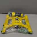 Dramm ColorStorm Gear Drive Sprinkler on Heavy Duty,Durable Metal Base, 4 Patterns, Ideal for Small, Medium & Large Areas with Pass Through Feature, Yellow, 40 Foot Diameter