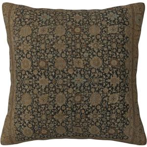 Antique Persian Tabriz Rug Print Throw Pillow Covers Modern Pillow Cushion Cases, Decorative Square Pillowcases for Sofa Couch Bedroom Living Room Car Car 20"X20"
