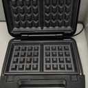 Bakers Friend 3 in 1 Mini Waffle Maker with Removable Plates, Dual Waffle & Pancake and Grill Plates, Breakfast Sandwich Maker Press, Dishwasher Safe, Non-stick Coating, Graphite