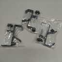 Desktop Hook Under-Table Handbag Hanger Wallet Hook Simple for Holiday Decoration Desktop Backpack Rack Headphone Hanger 4-Piece Hook Black