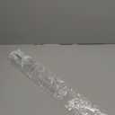 2 Pieces Blind Wand Vertical Blinds Replacement Parts Blind Stick Rod with Hook and Grip Clear for Window(Plastic,12 Inch)