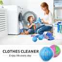 Pet Hair Remover for Laundry,12Pcs Reusable Laundry Lint Remover, Effective Washing Balls for Cat Dog Pet Fur Remover