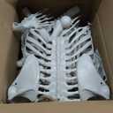 UMEELR 5.9FT Poseable Life Size Skeleton, Plastic Full Size Human Skeleton with Movable Joints for Halloween Garden Party Decoration