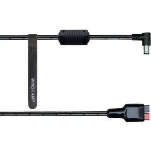 WINDCAMP DC Power Cable Compatible with YAESU FTX-1F with Ferrite Core, 3.28FT Length, AWG18 (FTX-1-AP)