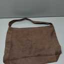 Stylish Faux Suedes Shoulder Bag Casual Single Shoulder Handbag with Organizational Compartments for Women Commuters Daily