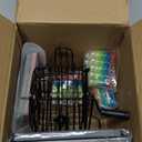 Bingo Game Set, Includes Bingo Wheel Cage, 75 Colored Bingo Balls, 50 Bingo Cards, 300 Colorful Bingo Chips, Master Board, Great for Large Groups, Parties