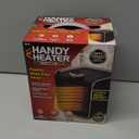 Handy Heater Instant Heat - Copper Infused Ceramic Technology Space Heater, 1200 Watts, Portable Heater for Office, Bedroom or Any Indoor Space, Adjustable Heat, Quiet & Cordless Personal Heater