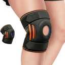 Knee Brace for Knee Pain Relief - Side Stabilizers & Patella Gel Pads, Knee Support for Running, Sports, Arthritis, ACL MCL, Compression knee Support (Medium)