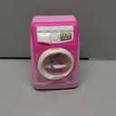 deAO Washing Machine Toy for Kids Dollhouse Furniture Pretend Play Household Appliance Laundry Play Set with Rotatable Roller for Boys Girls