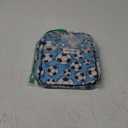 Coldinair Football Bible Cover for Boy Canvas Bible Case Tote Bag for Kids,Portable Carrying Book Case Church Bag Bible Protective with Handle and Zippered Pocket,Blue