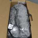 Electric Heated Blanket Queen Size 84"x90", Soft Flannel & Sherpa, LCD Display 10 Heat Settings with 1-12H Timer & Overnight Safe, Dual Controllers, Bed & Couch, Machine Washable, Light Grey