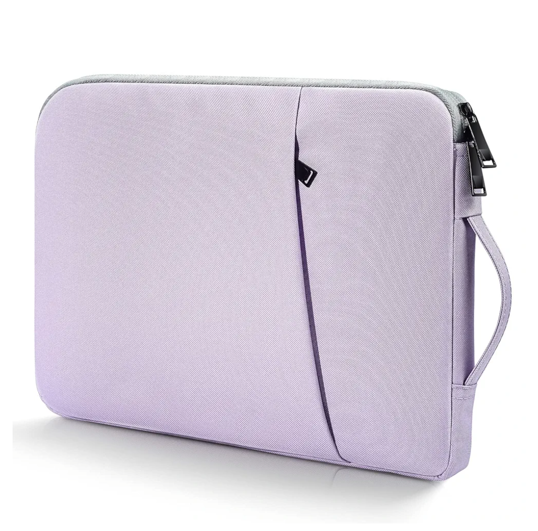 14 inch Laptop Sleeve Case for HP 14" Laptop,HP Pavilion 14/ Envy 14,Lenovo Dell ASUS Acer Chromebook 14,Dell Inspiron 14,Lenovo IdeaPad 14,ASUS VivoBook 14 Water-Resistant Bag with Handle Purple