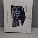 Transparent Case with Keyboard for iPad Pro 13 inch (M5/M4, 2025/2024), iPad Pro 13,7-Color Backlit,Magic Wireless Keyboard, 360Rotating, Multi-Touch Trackpad, Pencil Holder, With Shortcuts, White