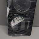 Metal Raised Dog Bowl, 10" Tall Elevate Dog Feeder Stand with 2 Stainless Steel 42oz Bowls & 16x24 Non-Slip Mat  Stronger Dogs Food & Water Bowl Stand (Black)