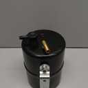 Vacuum Reserve Canister 5 in D x 7 in L Steel Black Finish