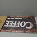 Vintage Coffee Wall Art Kitchen Wall Decor Rustic Farmhouse Cafe Sign Picture Dining Room Retro Latte Cup Canvas Print Painting Modern Artwork Large Coffee Poster Bar Restaurant Home Decoration 14x48"