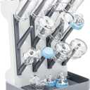 Baby Bottle Drying Rack, Baby Bottle Organizer for Countertop, Bottle Holder for Baby- Space Saving Standing Drying Rack for Baby Bottles and Pump Part Cleaning (Gray)