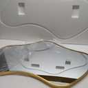 Asymmetrical Wall Mirror, Irregular Shaped Frameless Vanity Mirror, Modern Decorative Mirror for Entryway, Living Room, Bathroom