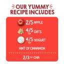 HAPPYTOT Organics Stage 4 Baby Food Pouches, Gluten Free, Super Morning Fruit & Oat Blend, Apple, Cinnamon, Yogurt, Oats & Chia, 4 Oz (Pack of 8) (EXP 02/08/27)