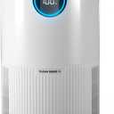 Shark Air Purifiers for Bedroom, Office, Dorm, Small Room, HEPA Air Filter, Odor Eliminator, Covers Up To 500 SQ FT, Air Filtration Removes Smoke, Dust, Allergens, Pet Dander, and Pollutants, HP102