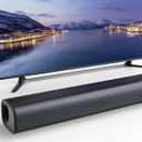 Sound Bar for Smart TV, Soundbar for TV with Bass Reflector and Easy Set up, Home Audio Surround Sound System for TV PC Projector, Wall Mountable