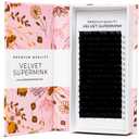 LLBA Super Mink Eyelashes Extensions - Multi Selections from 0.03 to 0.2, C CC D Curl, 7-15 mm Length Mixed Tray Silk Eyelashes, Individual Eyelash Extensions (0.2 C, 12mm)