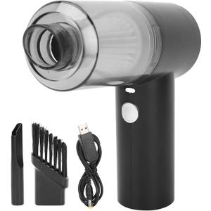 Sonew Handheld Vacuum Cleaner, Mini Cordless Vacuum Cleanervacuum with Transparent Storage for Home Office Salon Barber, Portable Light Rechargable Cleaner