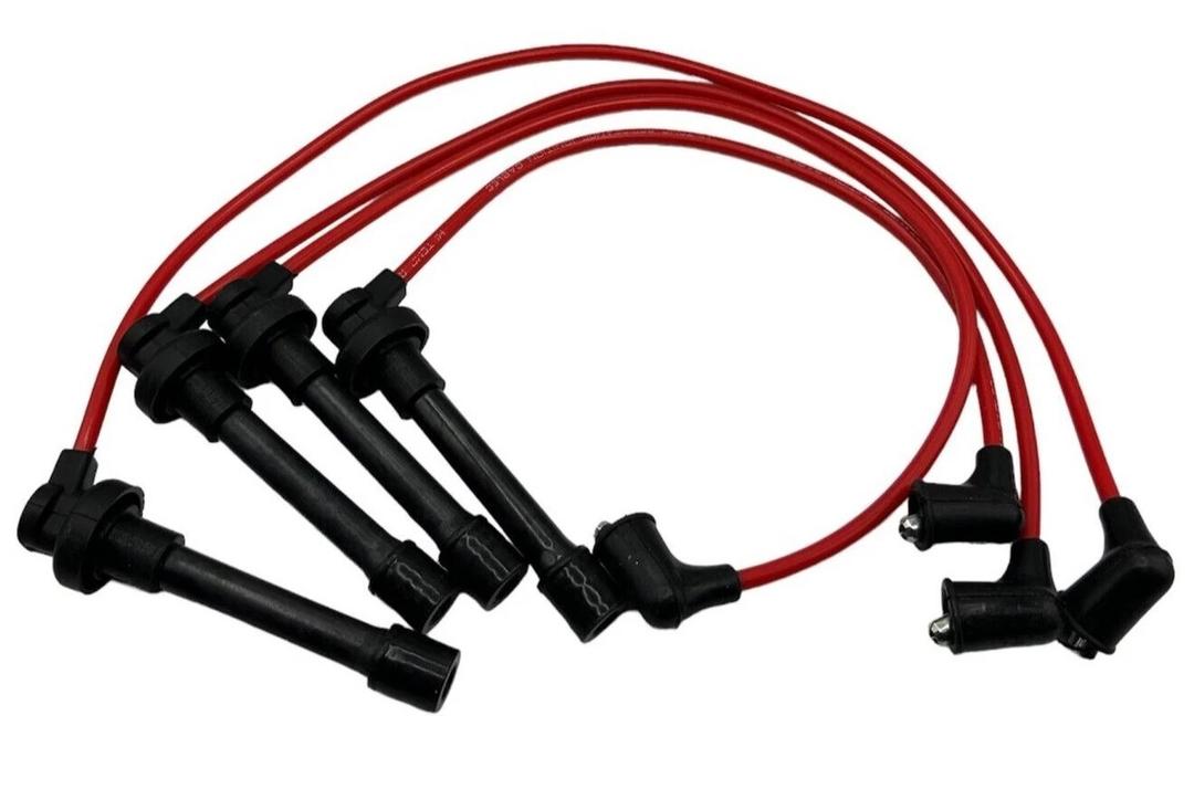 IEQFUE Set of 4 Wires Spark Plug Wire Set 90919-22387 9091922387 Compatible with Toyota Tacoma 4Runner T100 L4 2.4L 2.7L