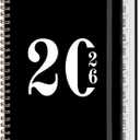 2026 Planner, Weekly and Monthly Calendar Agenda Book, Jan 2026 - Dec 2026, Hardcover Planning Academic Planner for Office School Supplies and Desk Accessories - A5 (6.3'' x 8.5'') (Black)