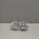 DearHouse 14 Pack Christmas Glitter Berries Stems, 7.8Inch Silver Artificial Christmas Picks for Christmas Tree Ornaments, DIY Xmas Wreath, Crafts, Holiday and Home Decor