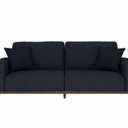 Emerald Homes Furnshing Lakeview Presley Sofa Navy Blue