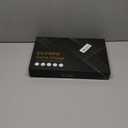 Red Light Photon Facial & Neck Mask with Remote Control, 7 Custom Modes with Infrared, Portable & Rechargeable with Timer for Home Use, 850nm Infrared & Red Light Masks, Black